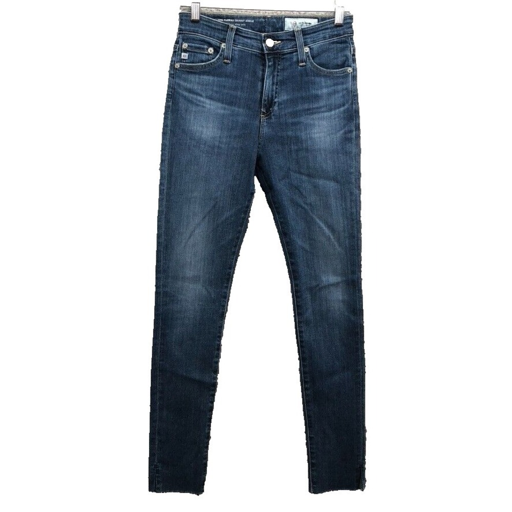 Adriano Goldschmied Ag Ed Denim The Farrah Skinny High Rise Jeans Womens 25 0
